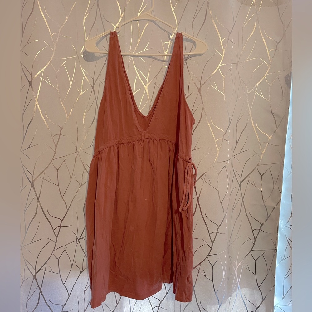 Wild Fable cinch waist sun dress with pockets: dusty rose XL